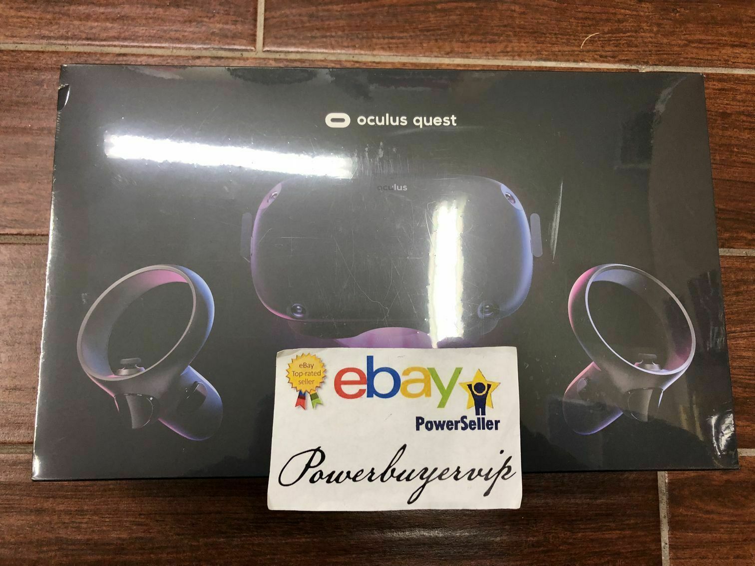 NEW Oculus Quest All-in-One VR Gaming Headset 64GB Black - Click Image to Close